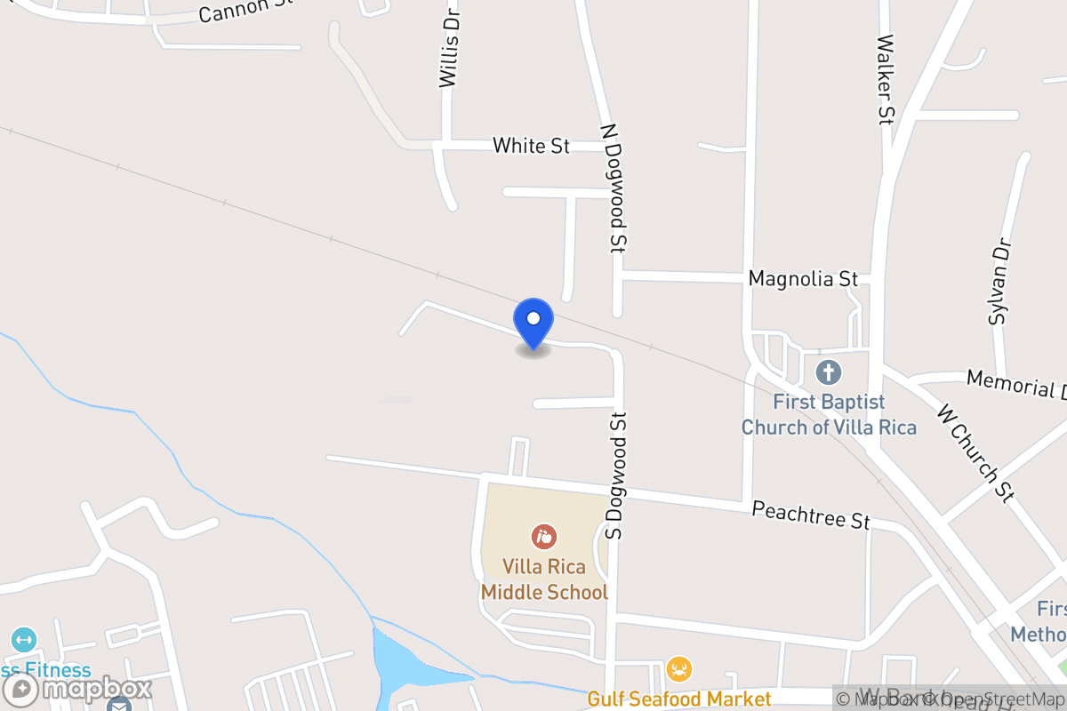 Map of S Dogwood St