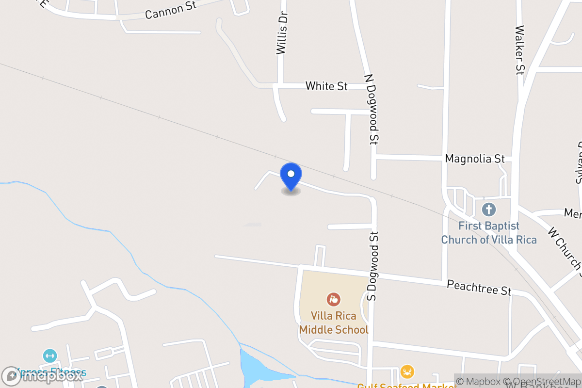 Map of 103 S Dogwood St