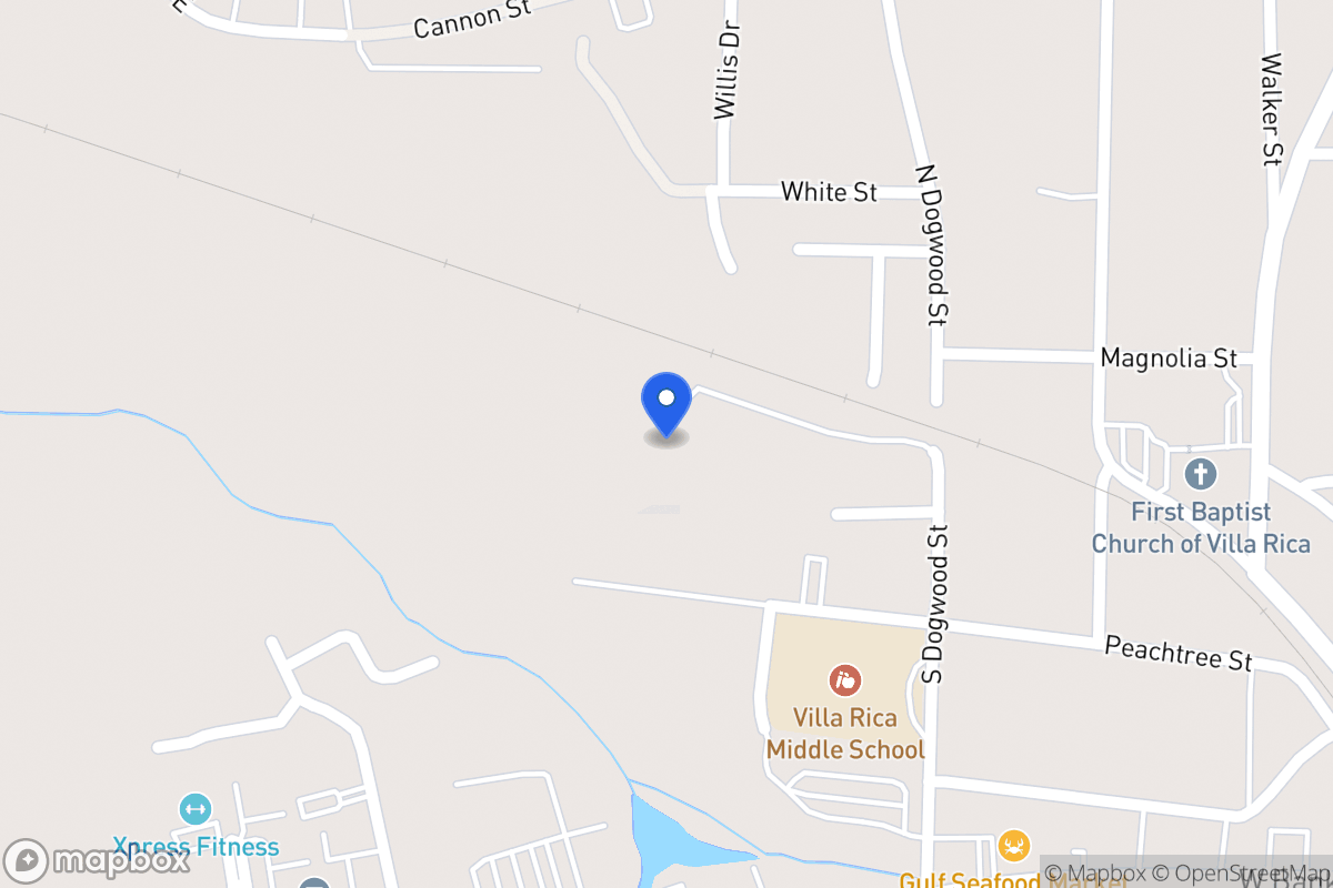 Map of 101 S Dogwood St