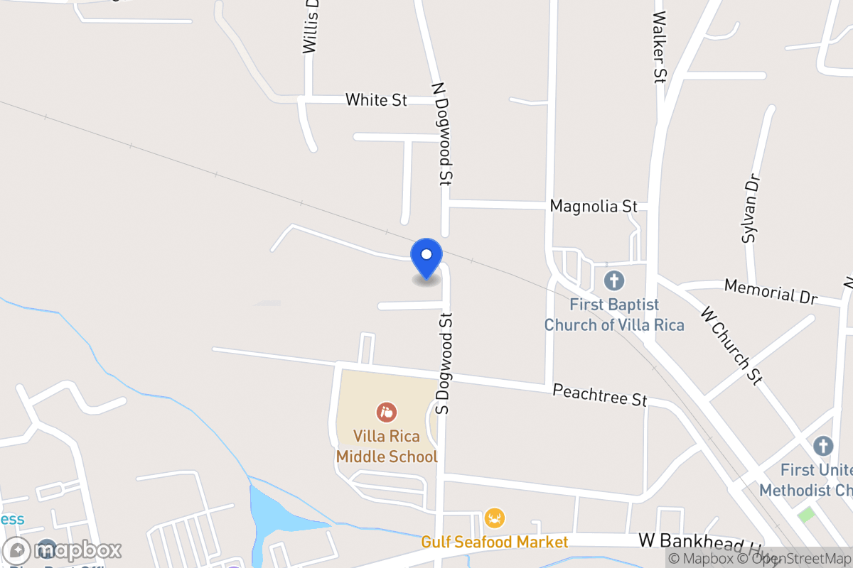Map of 107 S Dogwood St