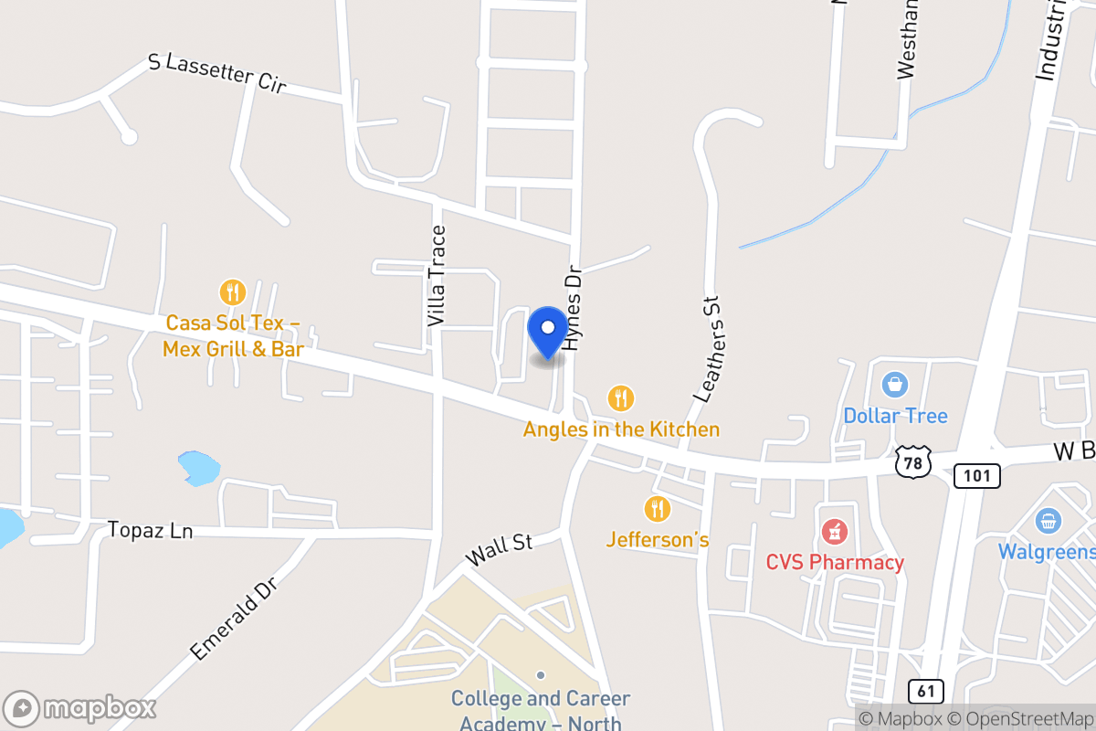 Map of 809 W Bankhead Hwy