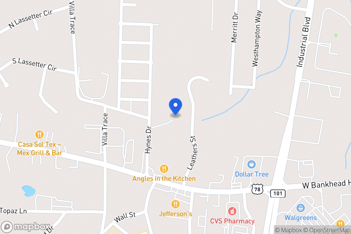 Map of 779 W Bankhead Hwy