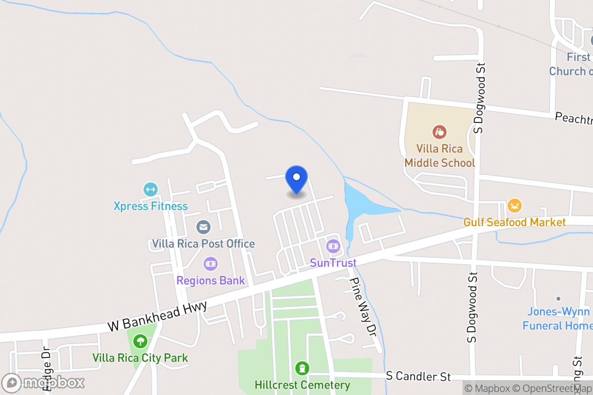 Map of 451 Bankhead Hwy