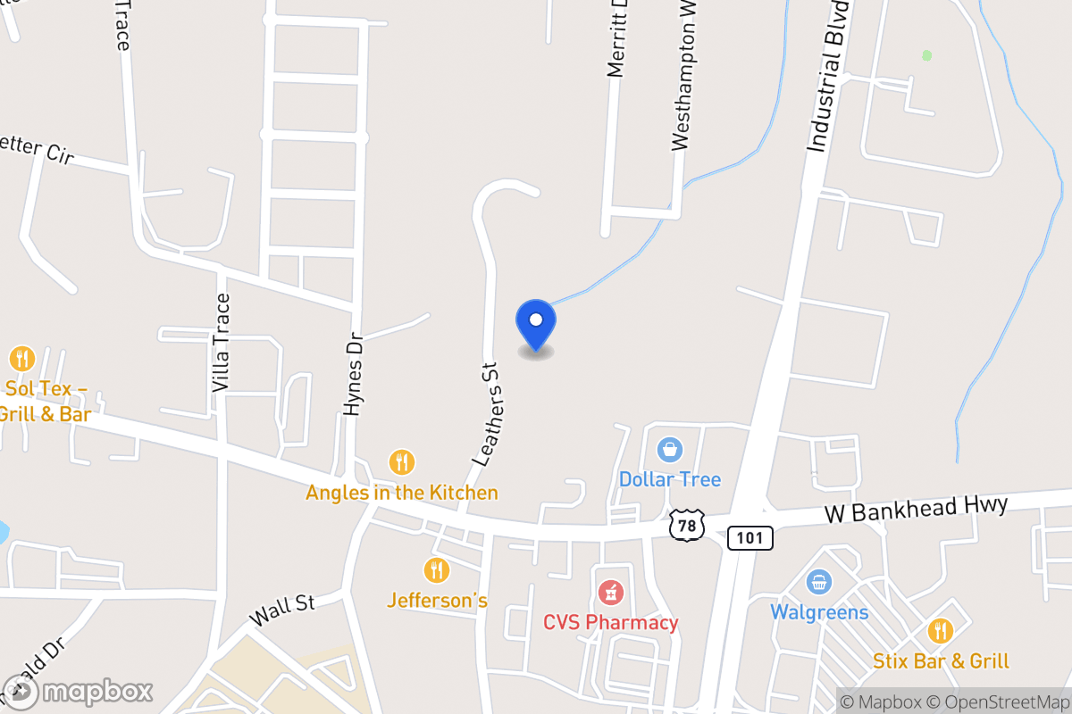 Map of 755 W Bankhead Hwy