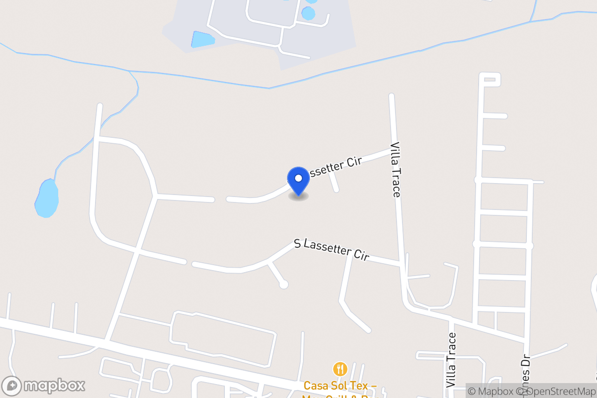 Map of 926 N Lassetter Cir