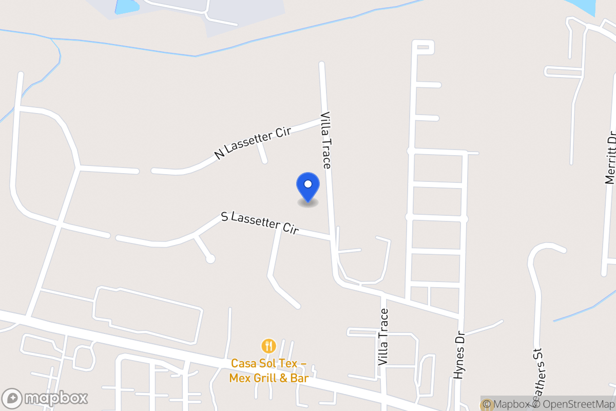 Map of 315 Villa Trce
