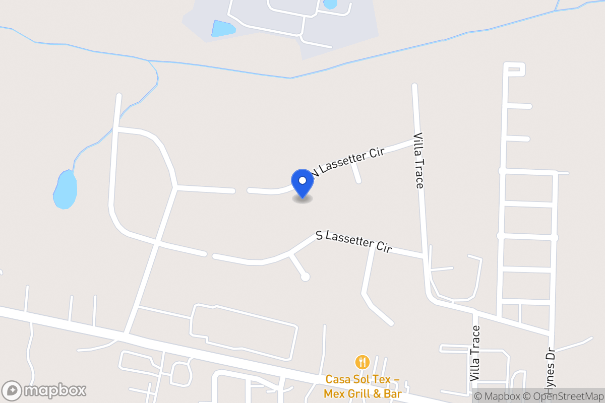 Map of 930 N Lassetter Cir
