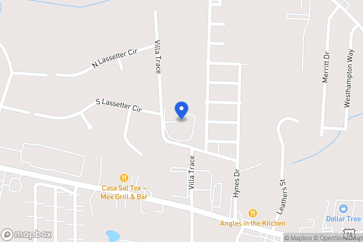 Map of 420 Villa Trce