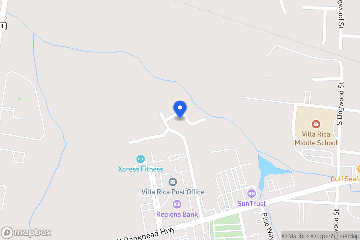 Map of 100 Horace Luther Dr