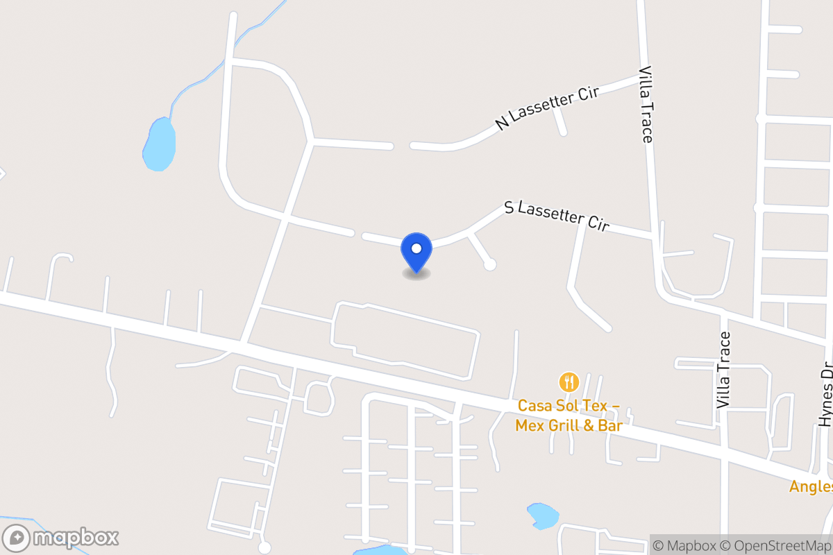 Map of 978 S Lasseter Cir