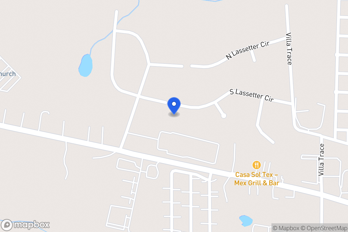 Map of 990 S Lasseter Cir