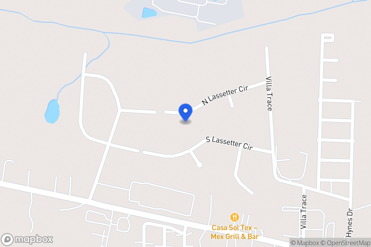 Map of 932 N Lassetter Cir