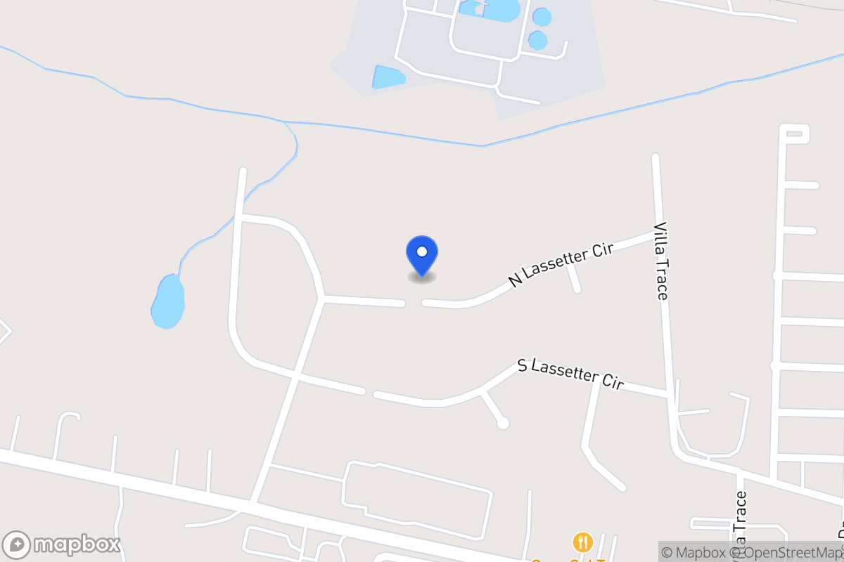 Map of 939 N Lassetter Cir