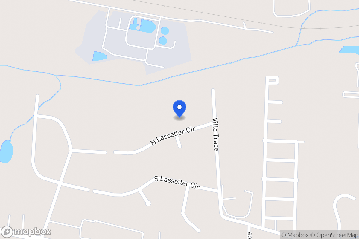 Map of 909 N Lassetter Cir