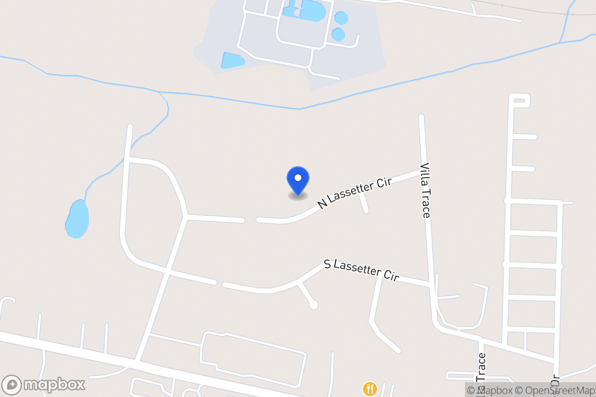 Map of 931 N Lassetter Cir