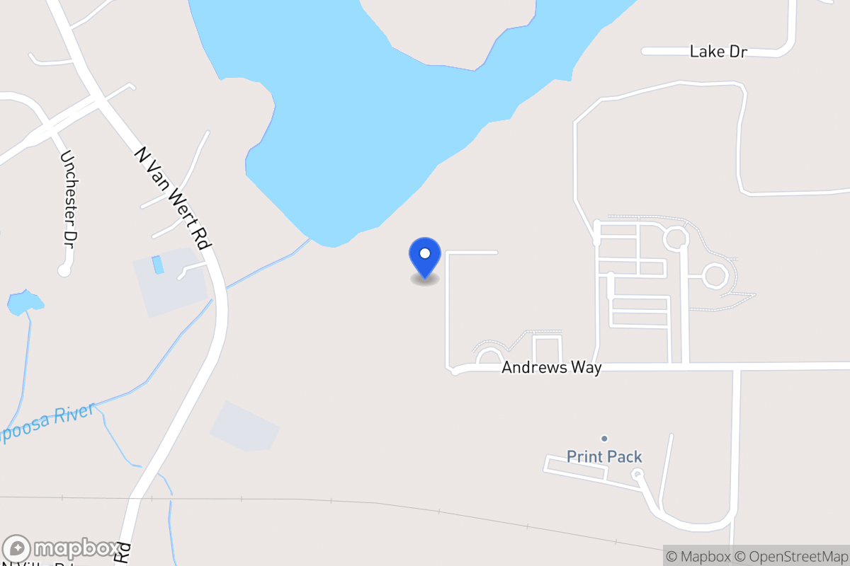 Map of 375 Andrew Way
