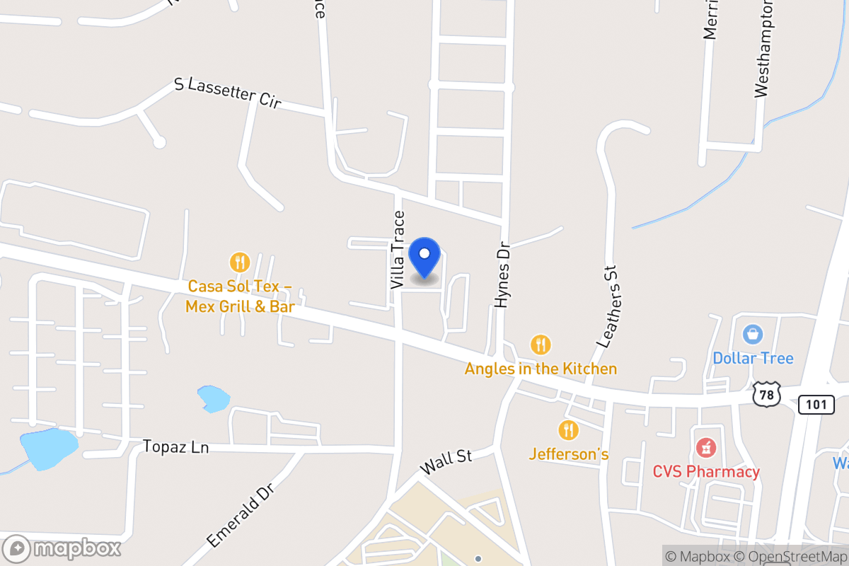 Map of 821 W Bankhead Hwy