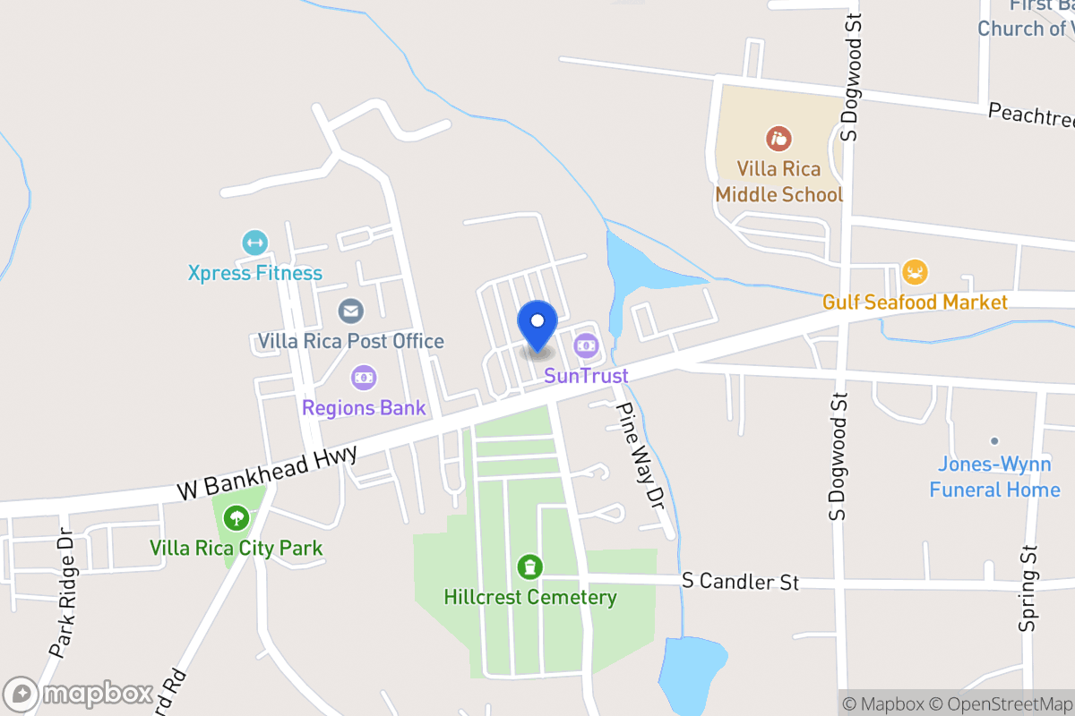 Map of 485 W Bankhead Hwy