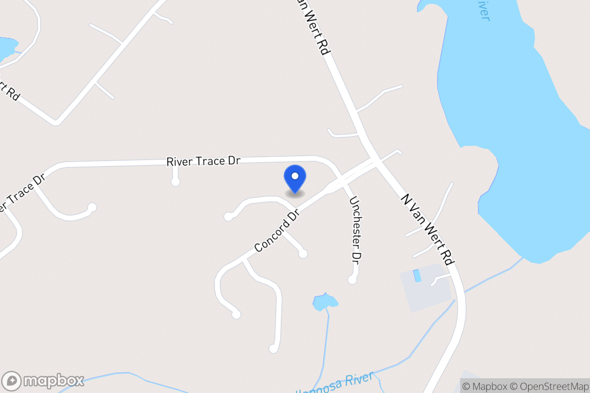 Map of 401 Remington Ct