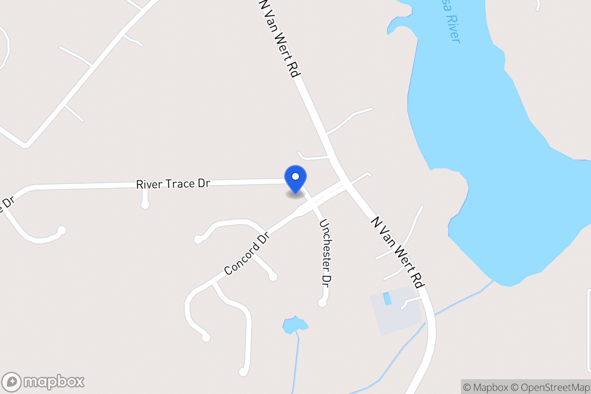 Map of 300 River Trace Dr