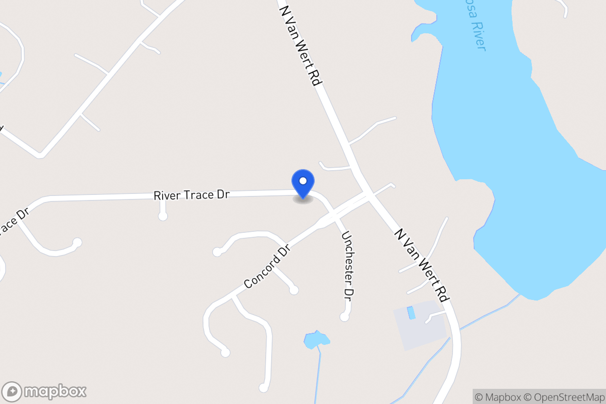 Map of 310 River Trace Dr