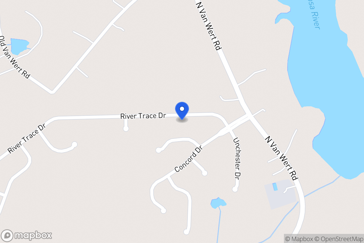 Map of 330 River Trace Dr
