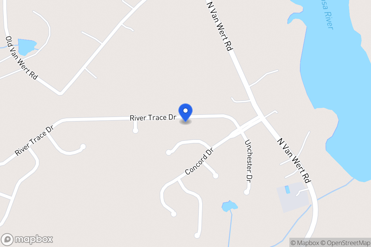 Map of 334 River Trace Dr