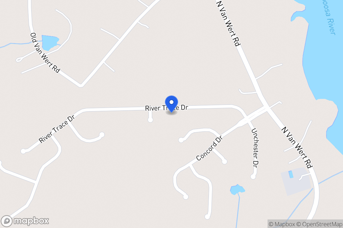 Map of 346 River Trace Dr