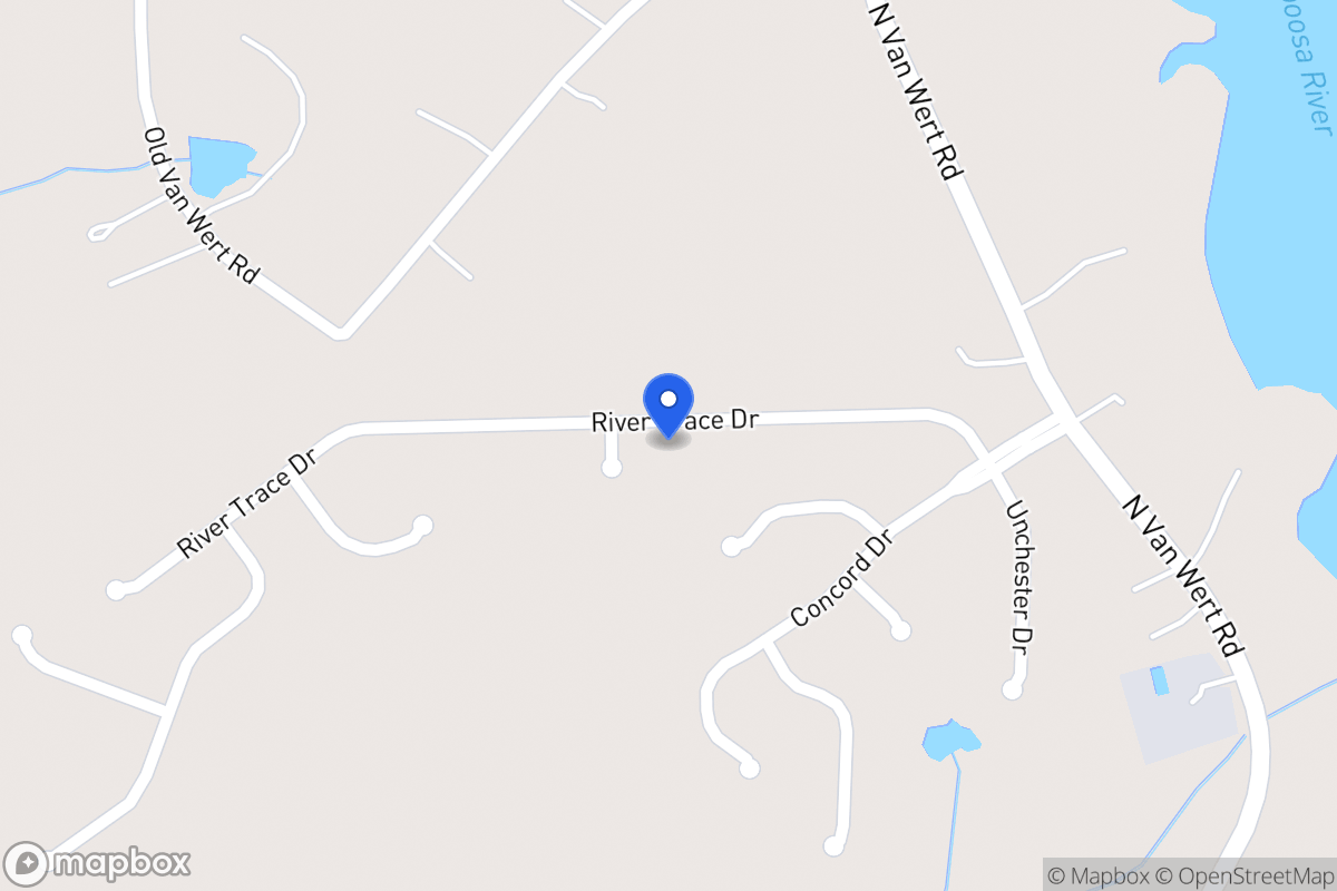 Map of 350 River Trace Dr