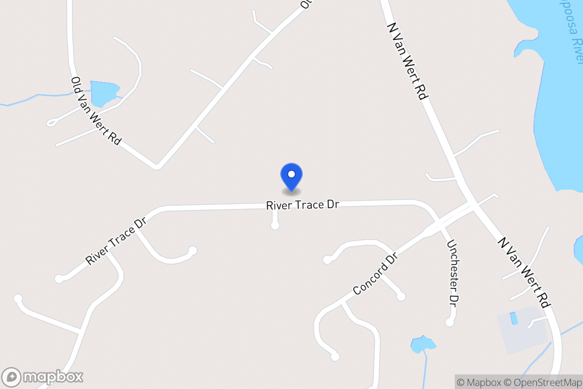 Map of 353 River Trace Dr