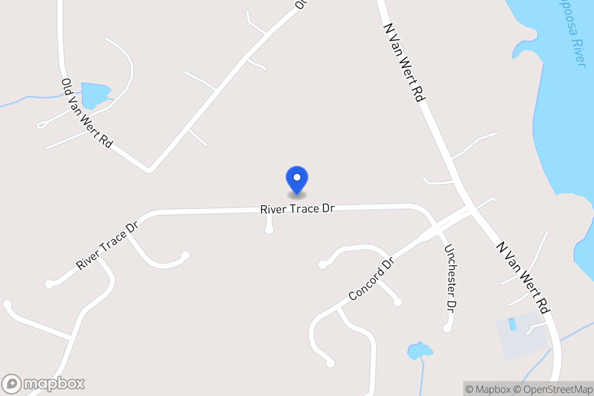 Map of 349 River Trace Dr