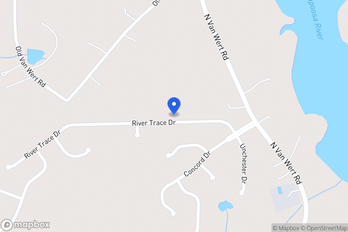 Map of 341 River Trace Dr