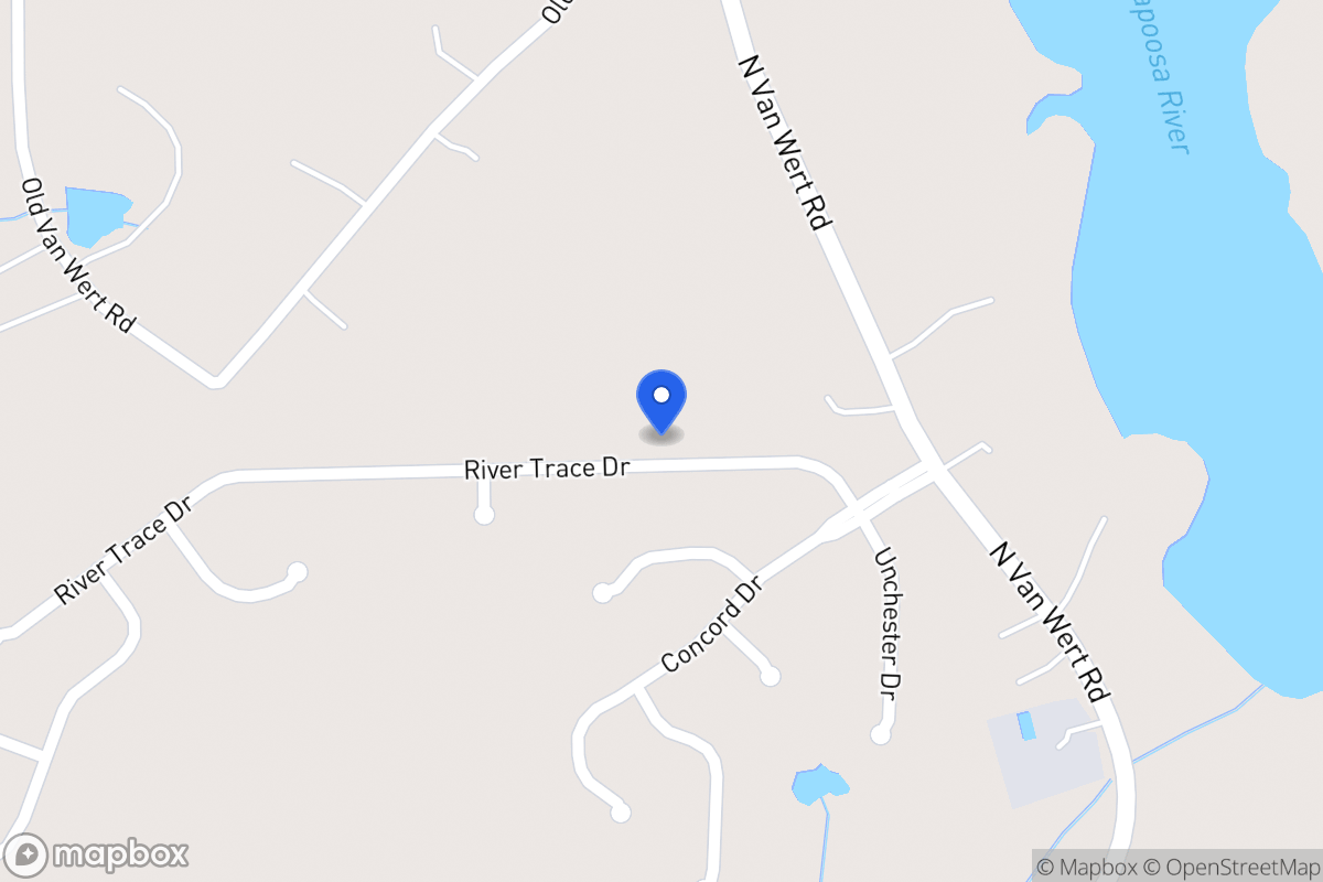 Map of 333 River Trace Dr