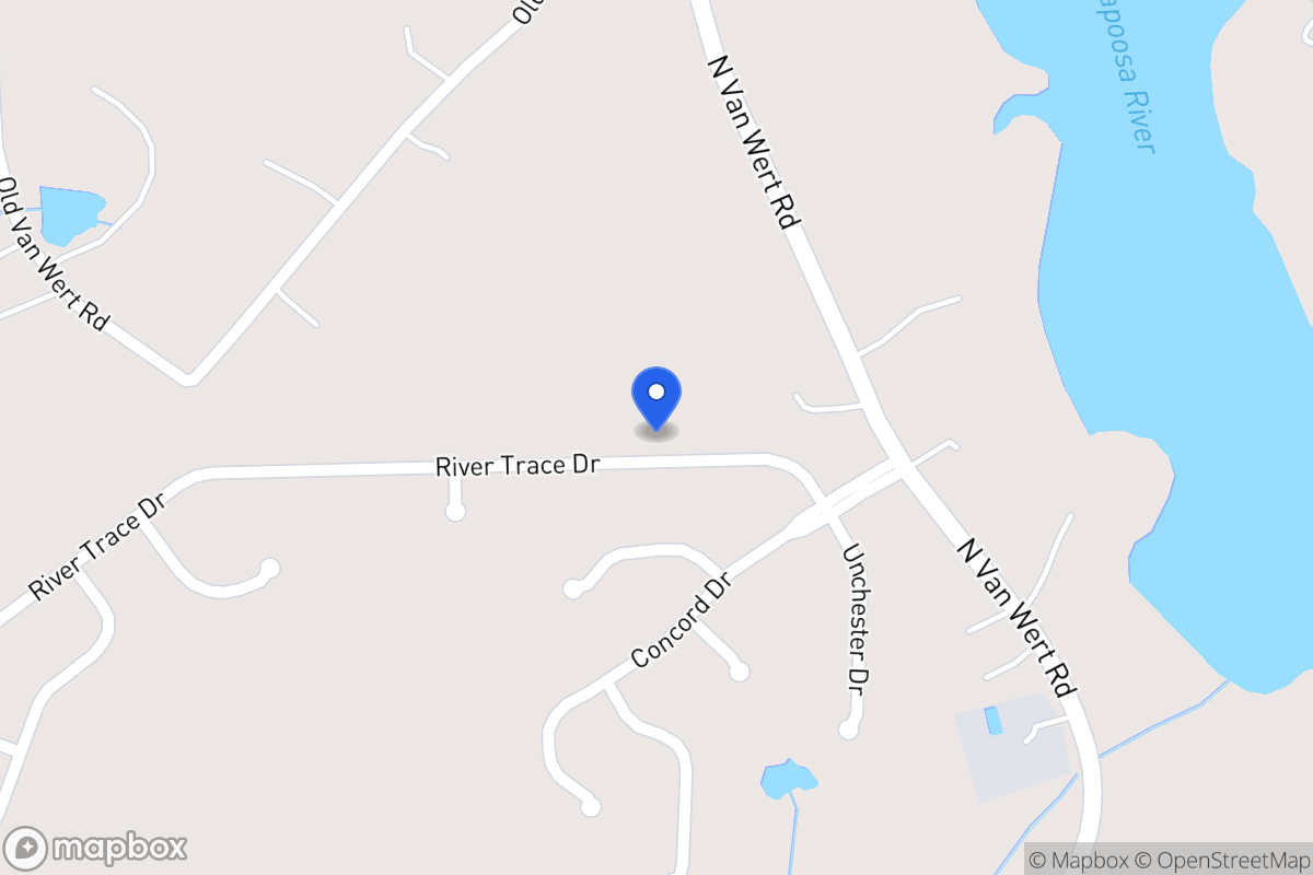 Map of 329 River Trace Dr
