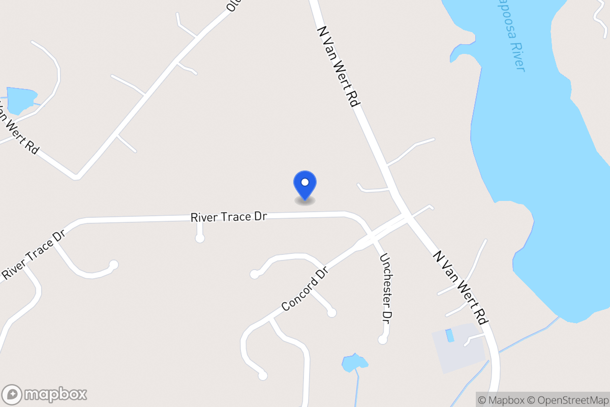 Map of 325 River Trace Dr