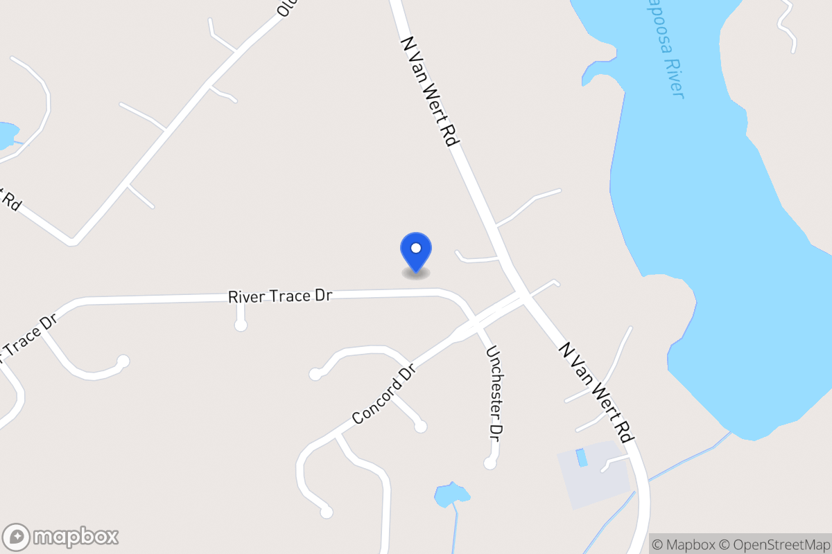 Map of 317 River Trace Dr