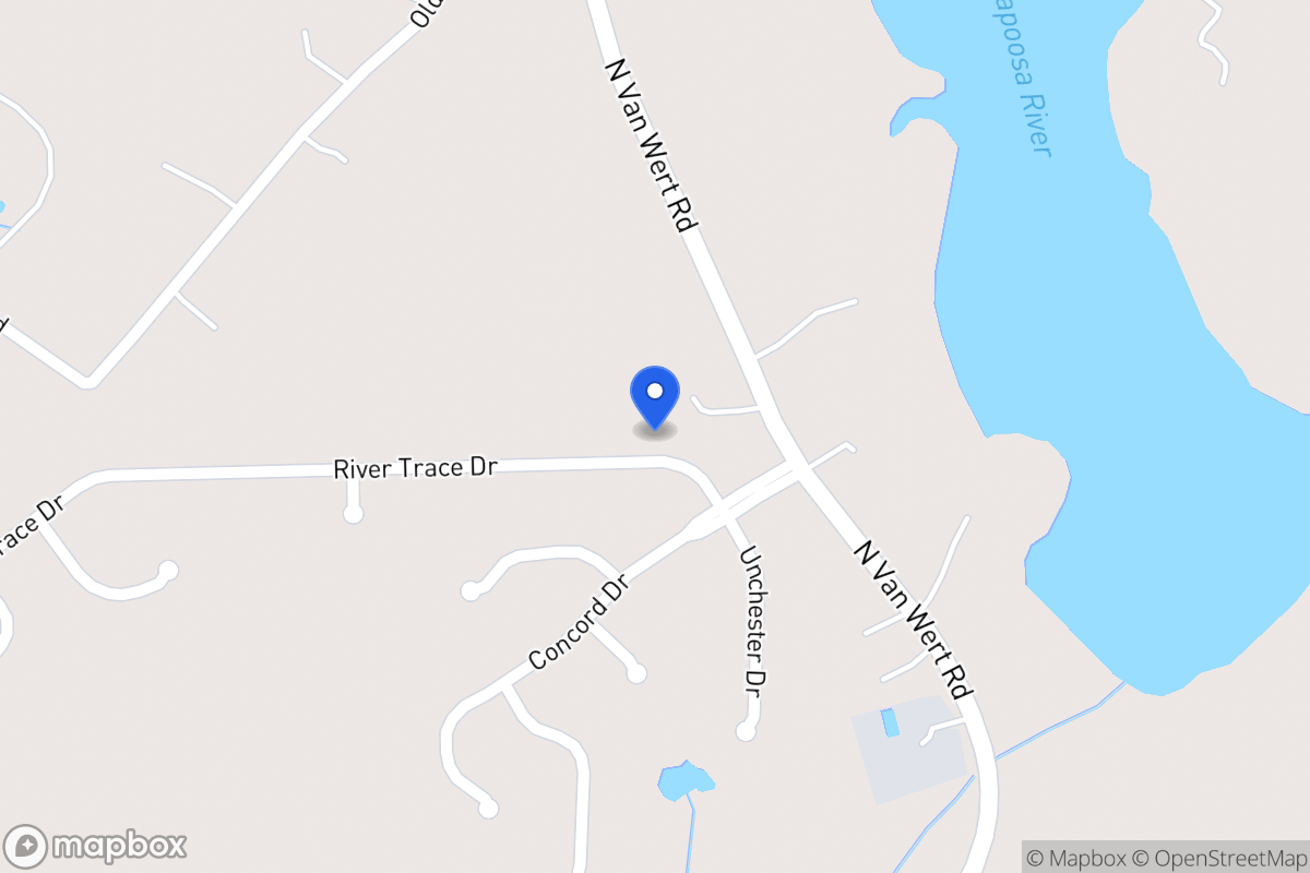 Map of 313 River Trace Dr