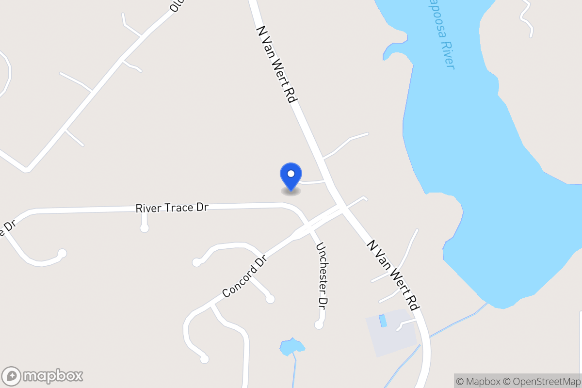 Map of 309 River Trace Dr