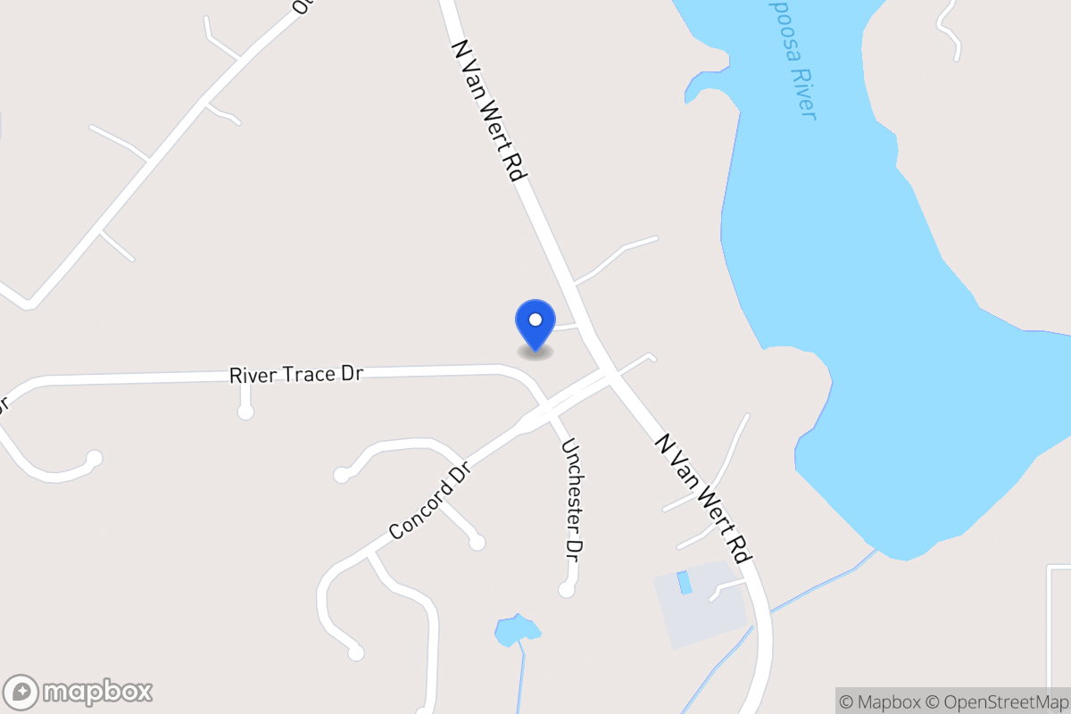 Map of 305 River Trace Dr