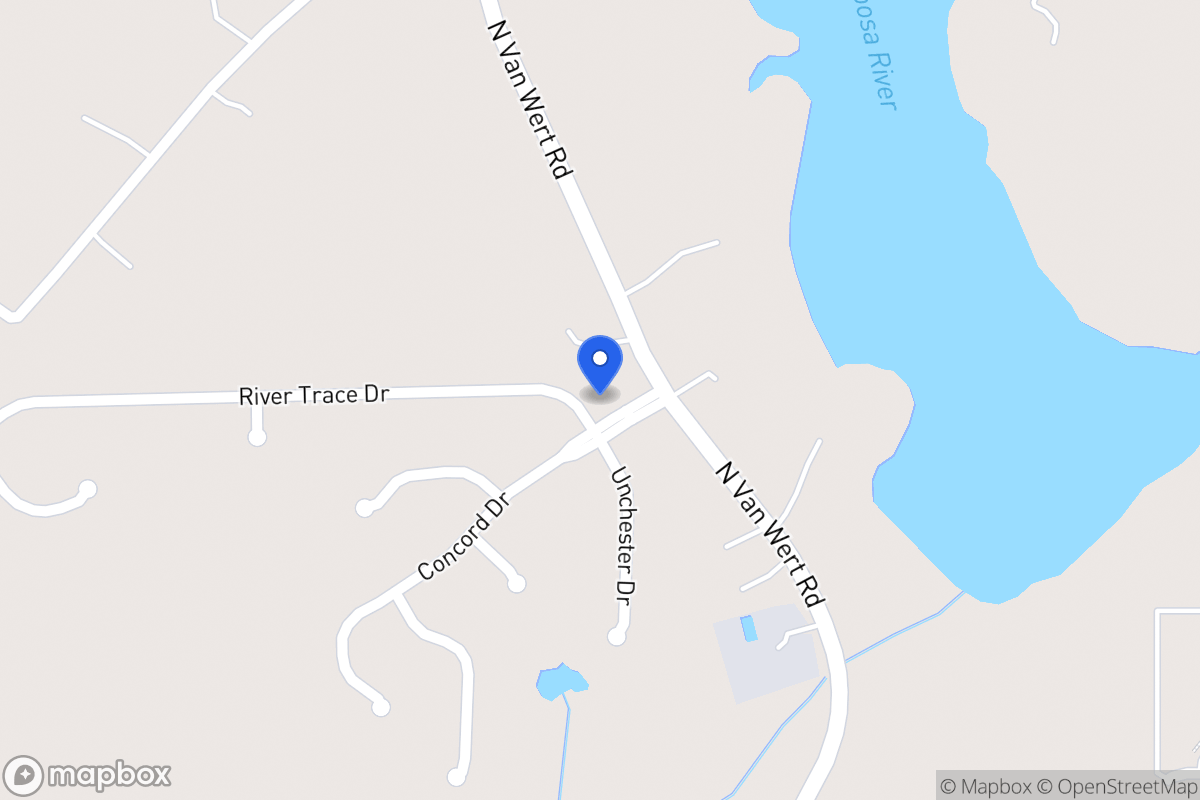 Map of 301 River Trace Dr