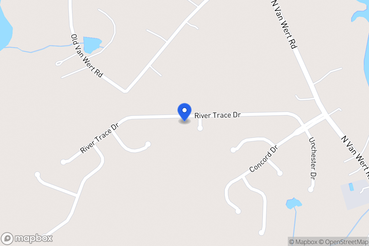 Map of 364 River Trace Dr