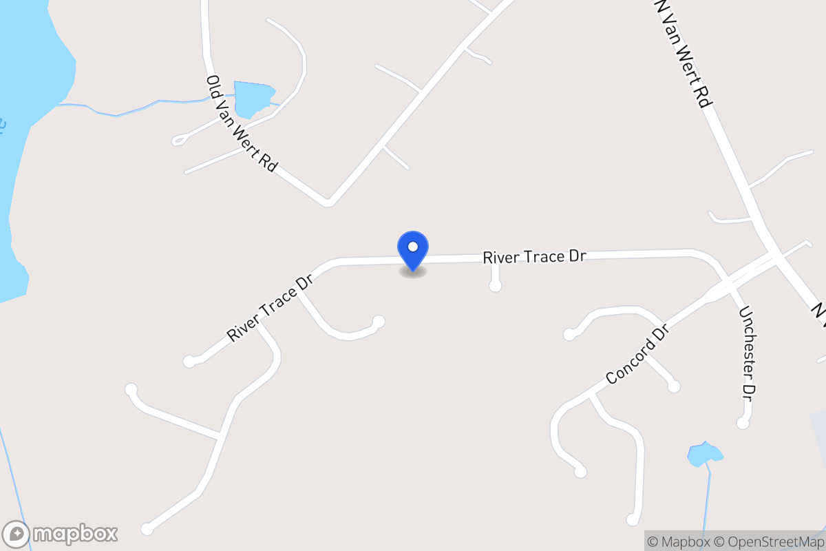 Map of 376 River Trace Dr