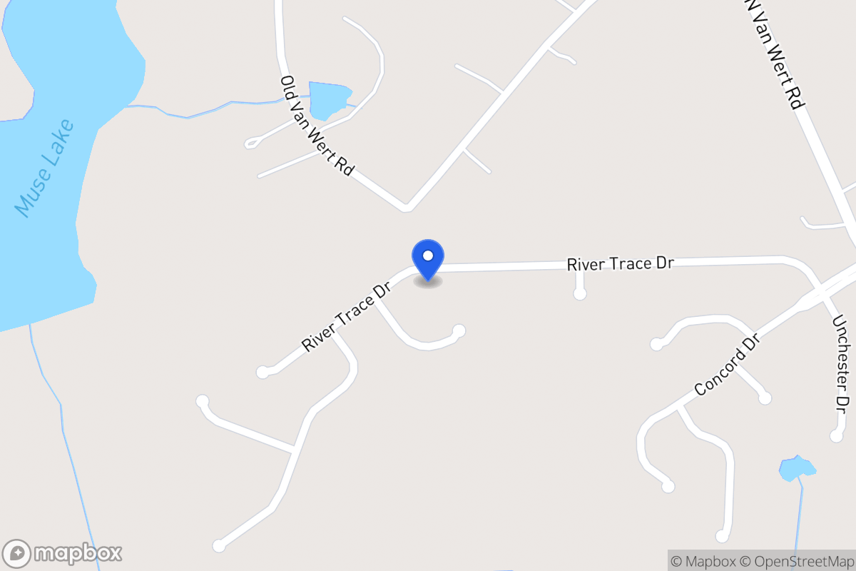 Map of 392 River Trace Dr