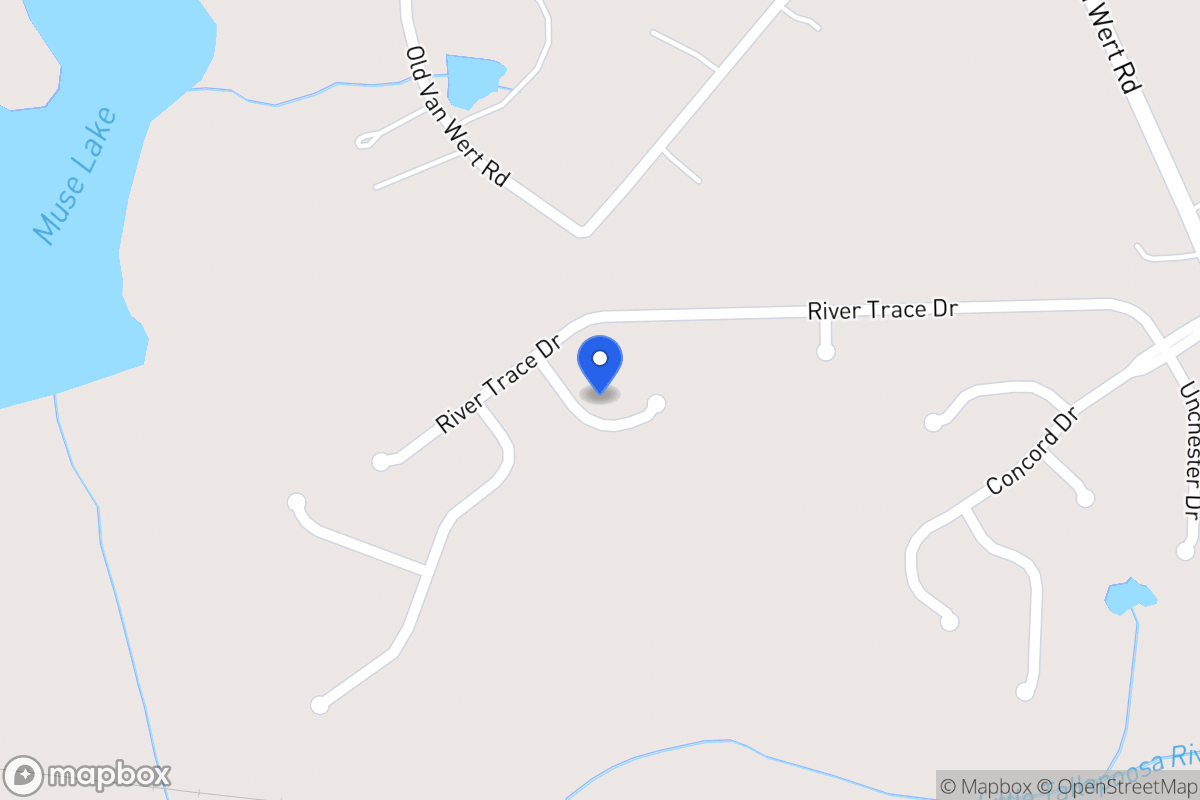 Map of 610 Meadows Ct