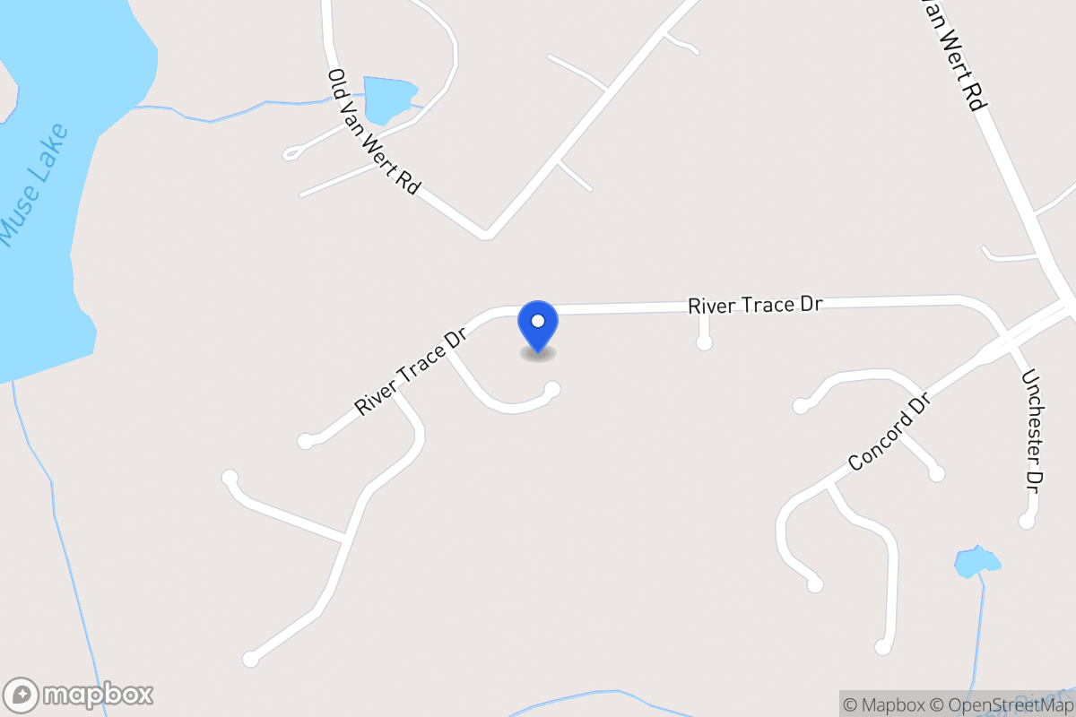 Map of 622 Meadows Ct