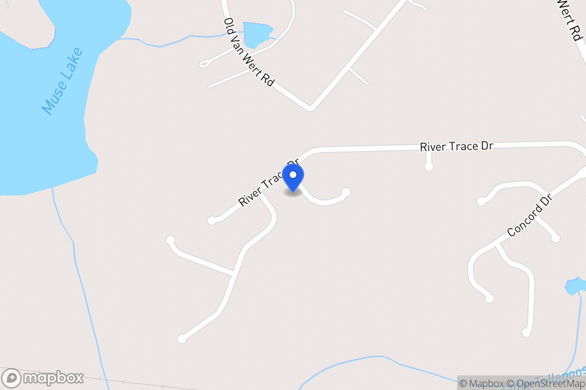 Map of 605 Meadows Ct