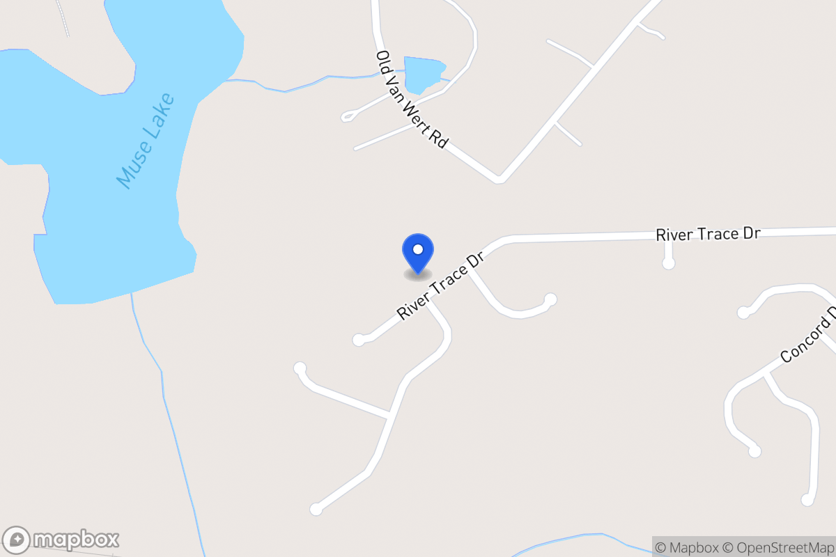 Map of 421 River Trace Dr