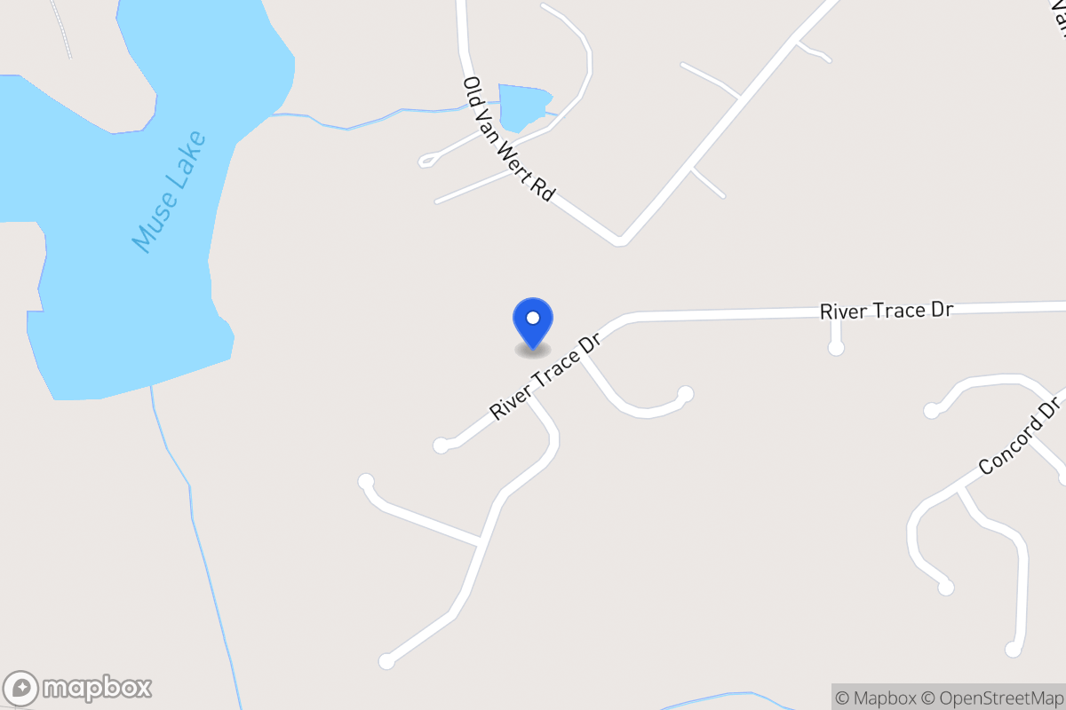 Map of 417 River Trace Dr