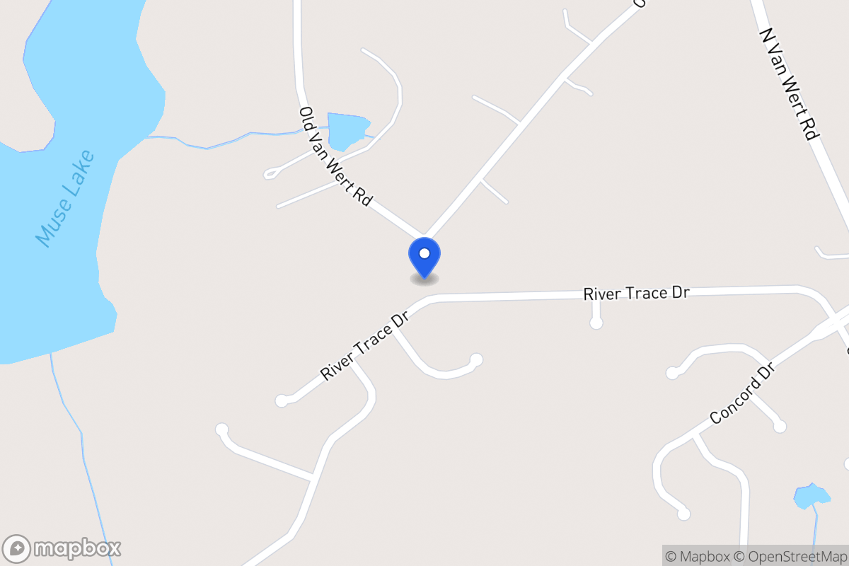 Map of 397 River Trace Dr