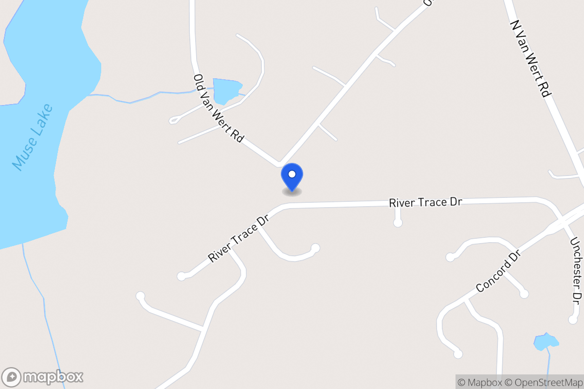Map of 393 River Trace Dr
